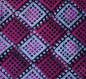 Preview: Afrikanischer Stoff - Afrika Batik in Pink / Lila